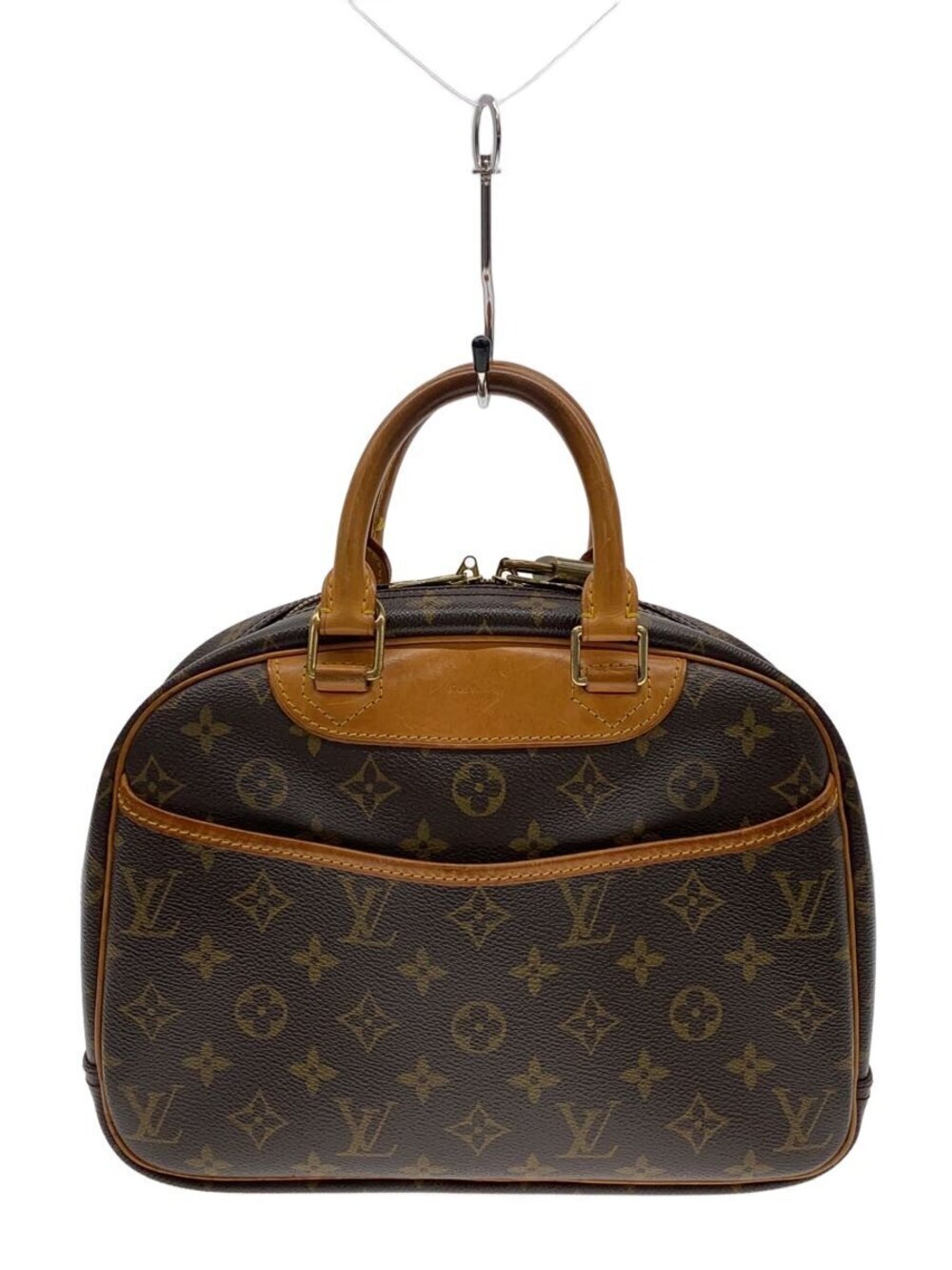 LOUIS VUITTON Handbag Leather Brown